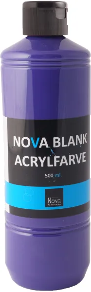 Nova akrylfärg blank 500 ml. Lila