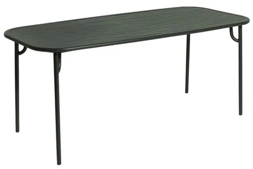 Petite Friture WEEK-END Rektangulärt Bord Glasgrönt