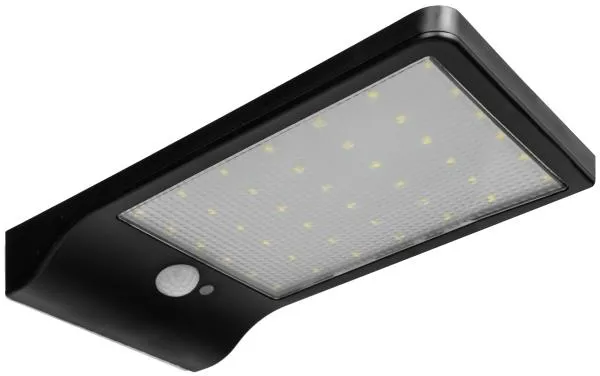 Solcells vägglampa 2W